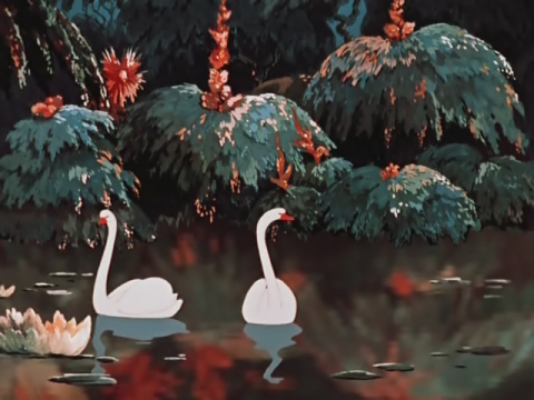 Кадр из мультфильма Аленький цветочек, 1952 год (12)
